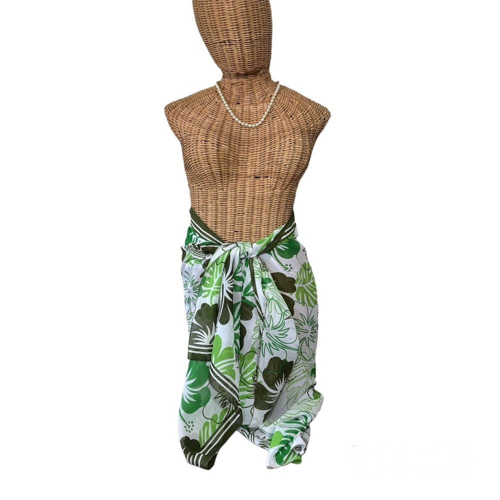 LA LEELA Beachwear Bathing Sarong, Bikini, Coverup Wrap Dress Women’s OS - Picture 2 of 7